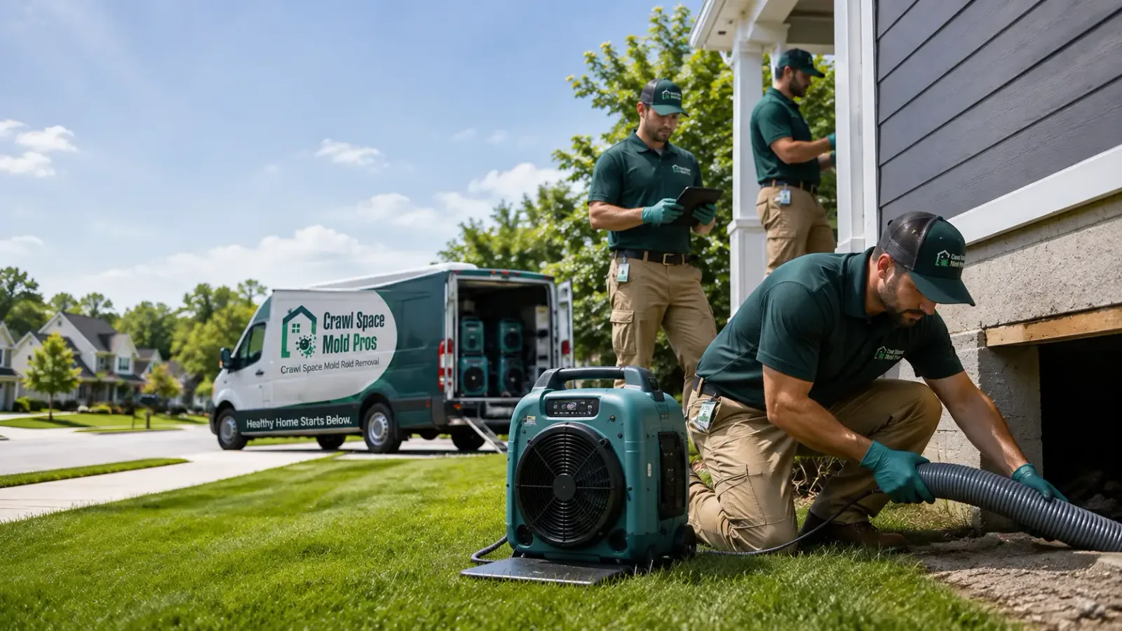 Crawl Space Mold Removal in Galva, IL